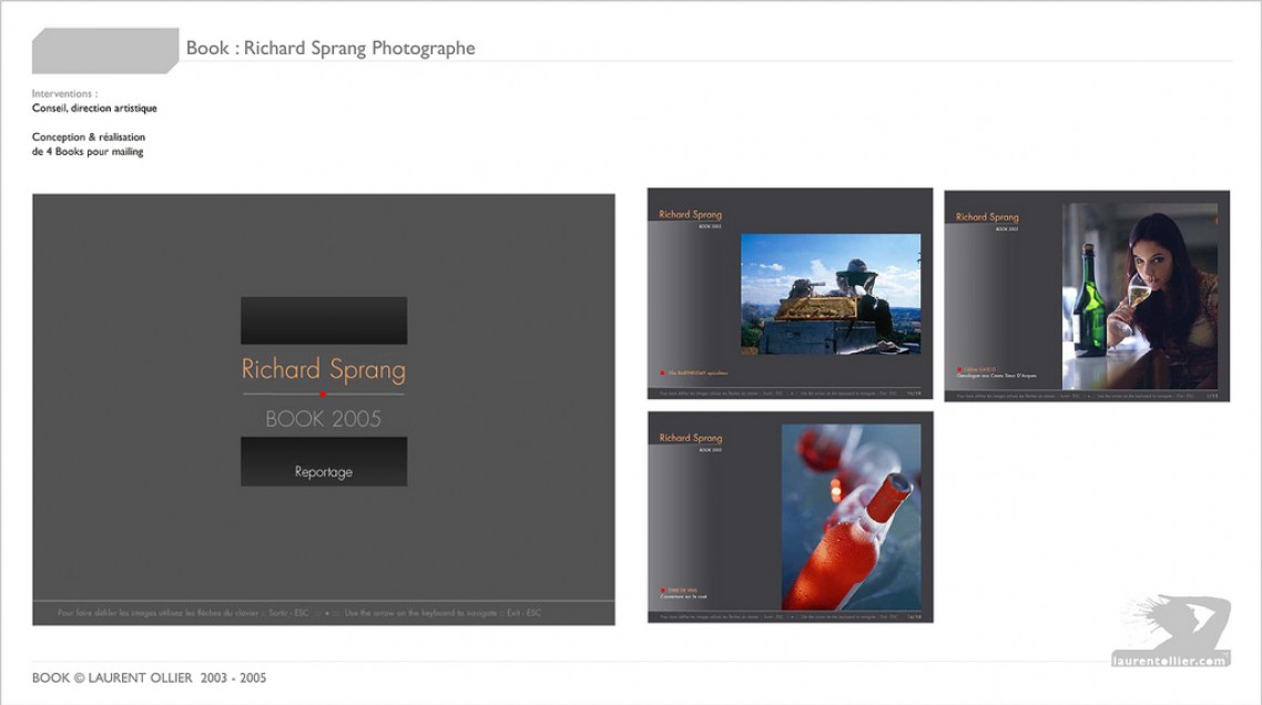 Richard Sprang - Book d'artiste photographe