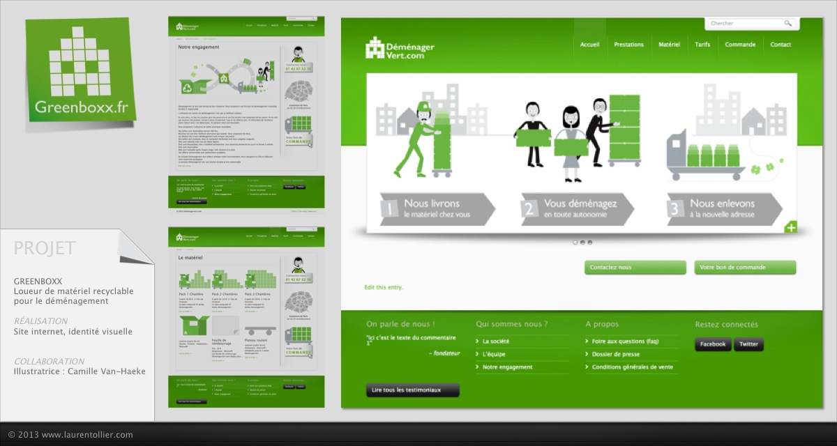 Greenboxx - Site web